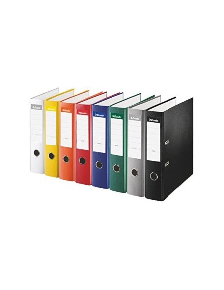 ARCHIVADOR PALANCA ESSELTE FL CARTON FORRADO PVC RADO LOMO 75MM NG.