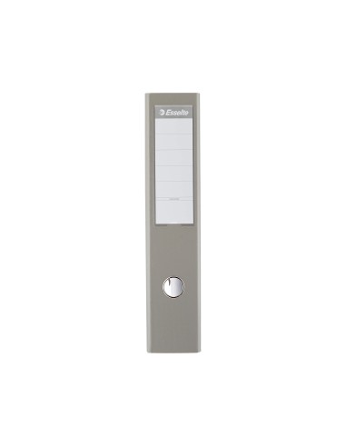 ARCHIVADOR PALANCA ESSELTE FL CARTON FORRADO PVC RADO LOMO 75MM GRIS