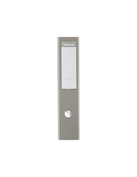 ARCHIVADOR PALANCA ESSELTE FL CARTON FORRADO PVC RADO LOMO 75MM GRIS