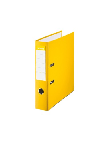 ARCH.PAL.ESSELTE CARTON FORRADO PVC FL LOMO 75 MM AMARILLO