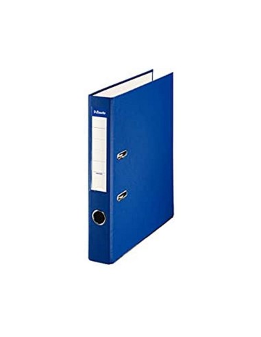 ARCHIVADOR PALANCA ESSELTE FL CARTON FORRADO PVC RADO LOMO 50MM AZ.