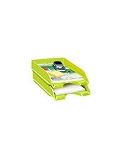 BANDEJA SOBREMESA CEP PLASTICO VERDE 257X348X66 MM 2