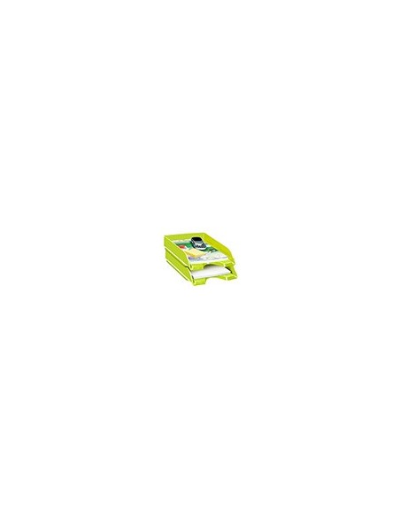 BANDEJA SOBREMESA CEP PLASTICO VERDE 257X348X66 MM