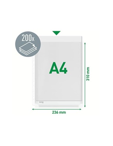 FUNDA MULTITAL.ESSELTE C/FUELLE DIN A4 PVC 170 MC PACK 5**52703