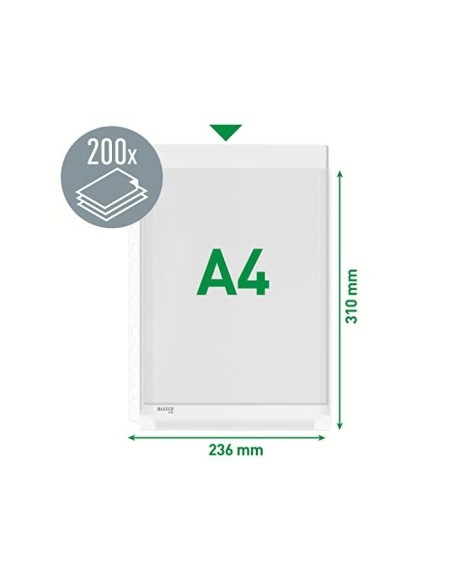 FUNDA MULTITAL.ESSELTE C/FUELLE DIN A4 PVC 170 MC PACK 5**52703