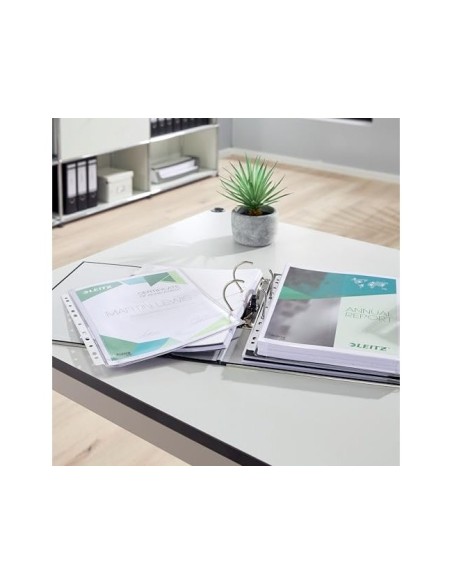 FUNDA MULTITAL.ESSELTE C/FUELLE DIN A4 PVC 170 MC PACK 5**52703