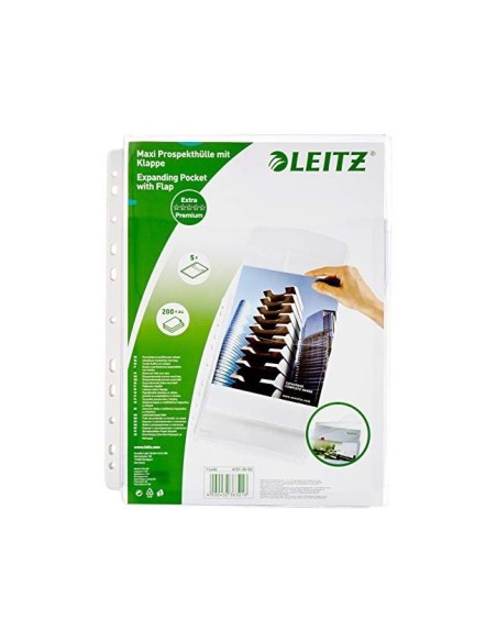 FUNDA MULTIT ESSELTE CON FUELLE DIN A4 CON SOLAPA SUP PVC 5UD **58759