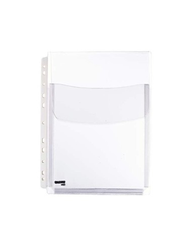 FUNDA MULTIT ESSELTE CON FUELLE DIN A4 CON SOLAPA SUP PVC 5UD **58759
