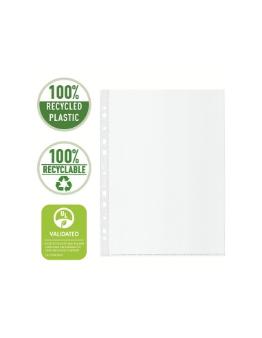 FUNDA MULTITALADRO ESSELTE DIN A4 60 MC PP PIEL NARANJA 100 UD**75480
