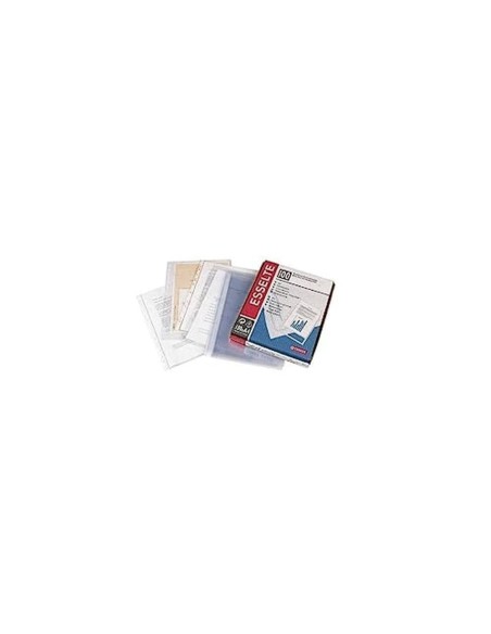 FUNDA MULTITALADRO ESSELTE FL PP 120MC CRISTAL 100 UD.