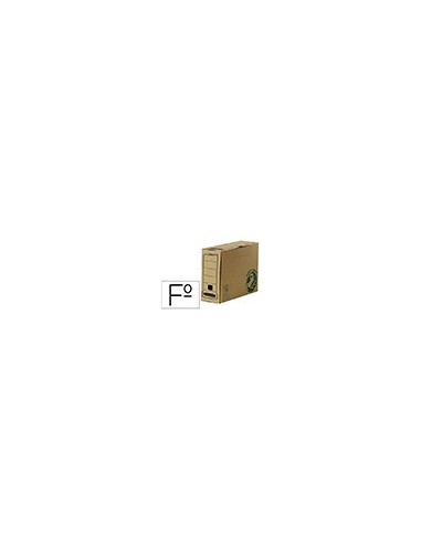 CAJA ARCHIVO DEFINITIVO FELLOWES FOLIO CARTON RECICLADO LOMO 100 MM