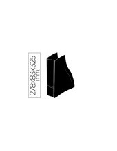 REVISTERO CEP ISIS PLASTICO NEGRO 2
