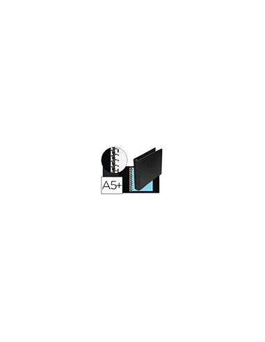 CARPETA MULTIFIN ALFA 3002-M 11 A 25 MM PLASTICO 4º NEGRO