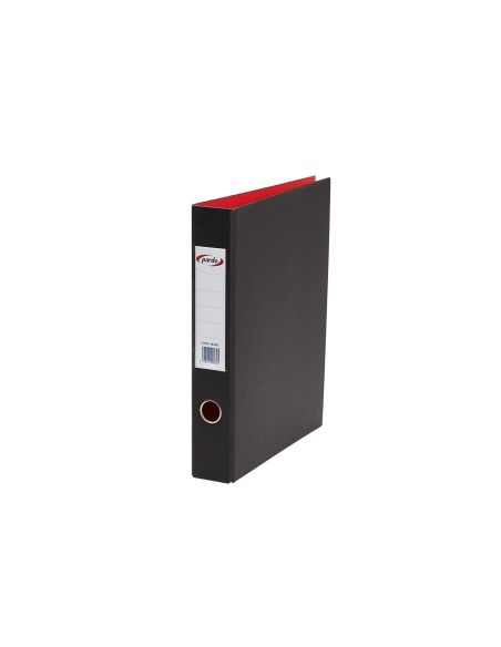 CARPETA 2 A 40 MM PLASTICO PARDO FL.NEGRO