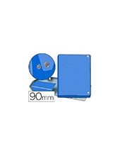 CARPETA PROYECTOS PARDO FOLIO LOMO 90 MM CARTON FORRADO AZUL BROCHE 2