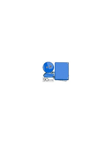 CARPETA PROYECTOS PARDO FOLIO LOMO 90 MM CARTON FORRADO AZUL BROCHE