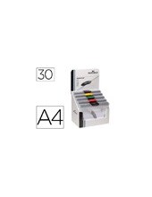 CARPETA SWINGCLIP DOSIER PINZA LATERAL Y GIRATORIA DIN A4 CAP.30H COL 2