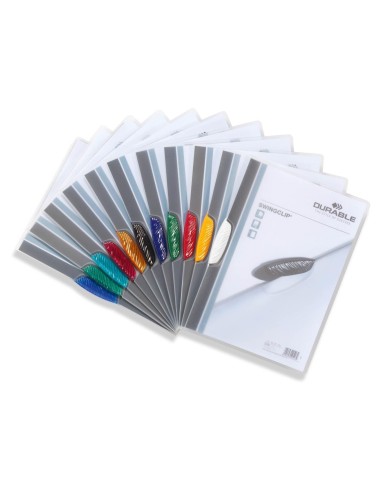 CARPETA SWINGCLIP DOSIER PINZA LATERAL Y GIRATORIA DIN A4 CAP.30H COL