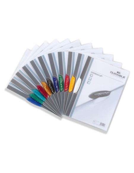 CARPETA SWINGCLIP DOSIER PINZA LATERAL Y GIRATORIA DIN A4 CAP.30H COL