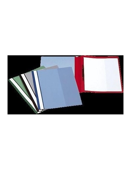 CARPETA DOSSIER FASTENER PVC ESSELTE FL.AZUL MARINO