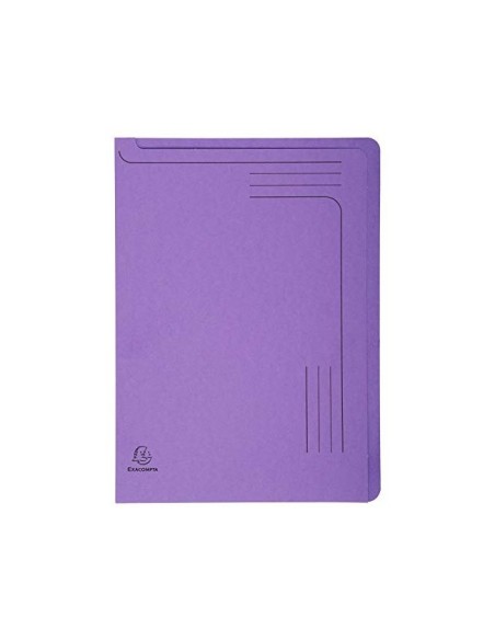 CARPETA DOSSIER UÑERO CARTULINA EXACOMPTA DIN A4 290 GR 5 UND COL.SUR