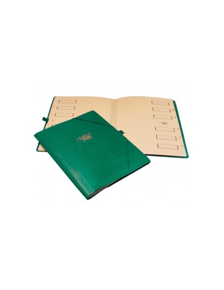CARPETA CLASIF.CARTON COMPACTO SARO FL.VER 12 DEPARTAMENTOS