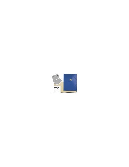 CARPETA CLASIF.CARTON COMPACTO SARO FL.AZUL 12 DEPARTAMENTOS