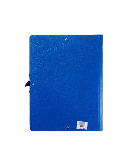 CARPETA CLASIF.CARTON COMPACTO SARO FL.AZUL 12 DEPARTAMENTOS