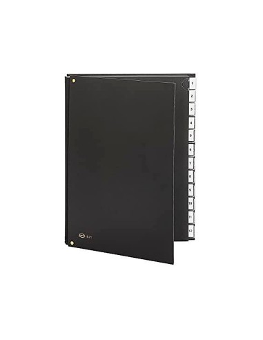 CARPETA CLASIF. FUELLE PARDO CARTON FL.12 DEP.VISOR DOBLE PERS.NG