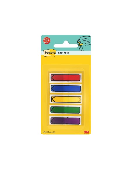 BANDERITAS SEP.FLECHASDISP.COL.BRILLANTESPOST-IT INDEX 684ARR1 100 BA