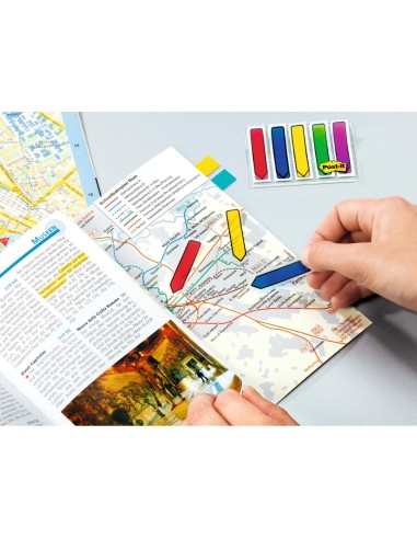 BANDERITAS SEP.FLECHASDISP.COL.BRILLANTESPOST-IT INDEX 684ARR1 100 BA