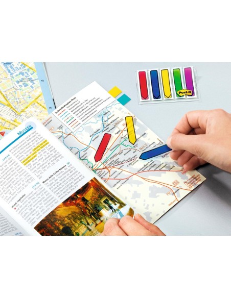 BANDERITAS SEP.FLECHASDISP.COL.BRILLANTESPOST-IT INDEX 684ARR1 100 BA