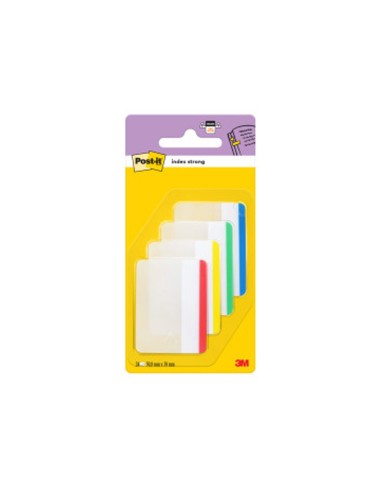 BANDERITAS SEP.RIGIDASDISP.4 COL.POST-IT INDEX 686-F-1 GRANDES 24 BAN