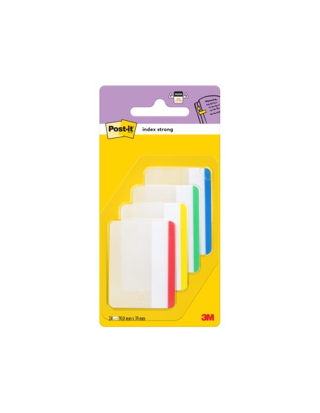 BANDERITAS SEP.RIGIDASDISP.4 COL.POST-IT INDEX 686-F-1 GRANDES 24 BAN
