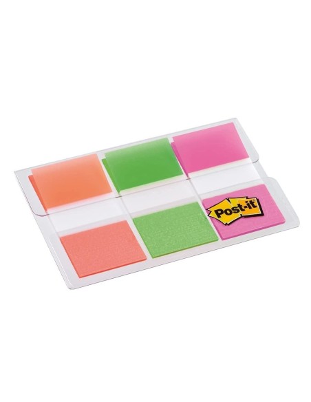 BANDERITAS SEP.POST-IT INDEX 680 NJ LIMA ROSA DISP.FUNDA 3X20