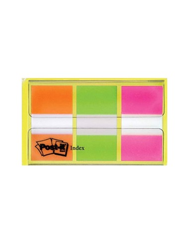 BANDERITAS SEP.POST-IT INDEX 680 NJ LIMA ROSA DISP.FUNDA 3X20
