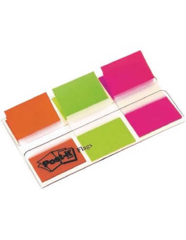 BANDERITAS SEP.POST-IT INDEX 680 NJ LIMA ROSA DISP.FUNDA 3X20
