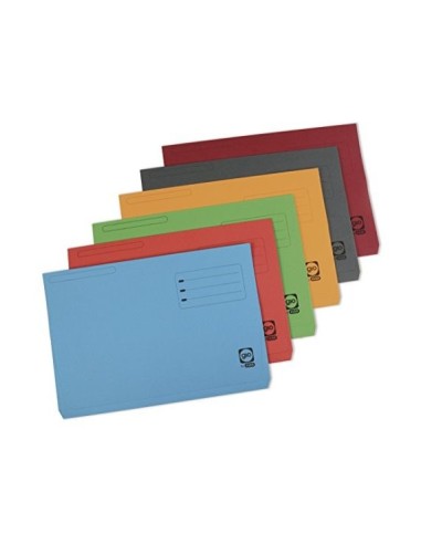 SUBCARPETA FL 320 GR. GIO C/BOLSA Y FUELLE 30MM AZUL C/25
