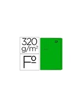 SUBCARPETA FL 320 GR. GIO C/BOLSA Y FUELLE 30MM VERDE C/25 2