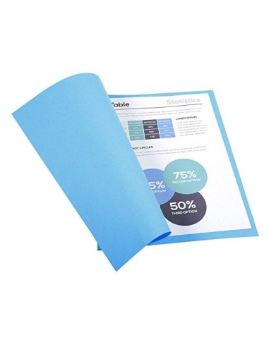 SUBCARPETA A4 170 GR. EXACOMPTA AZUL C/100