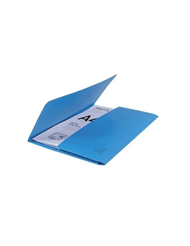 SUBCARPETA A4 290 GR. EXACOMPTA C/BOLSA AZUL C/50