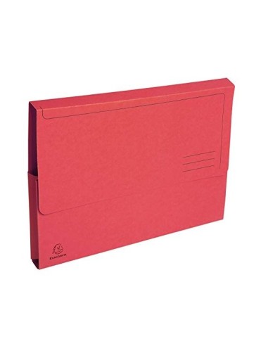 SUBCARPETA A4 290 GR. EXACOMPTA C/BOLSA ROJO C/50