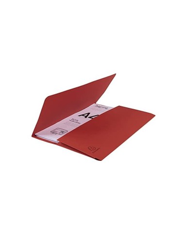 SUBCARPETA A4 290 GR. EXACOMPTA C/BOLSA ROJO C/50