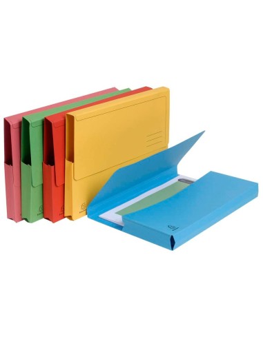 SUBCARPETA A4 290 GR. EXACOMPTA C/BOLSA COLORES SURTIDOS C/50