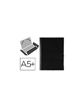 CARPETA GOMAS SARO A5 PVC 3 SOLAPAS NG. 2