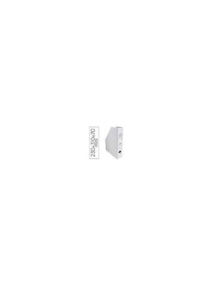 REVISTERO EXACOMPTA PVC LOMO 70MM COLOR BLANCO 230X310X70 MM