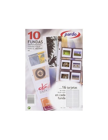 REC.10 FUNDAS PARDO TARJETERO 175