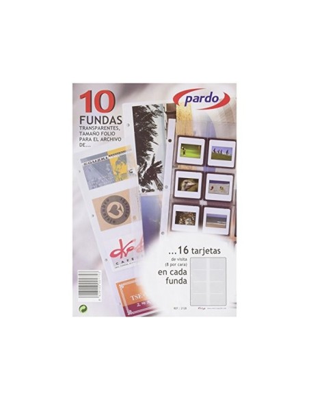 REC.10 FUNDAS PARDO TARJETERO 175