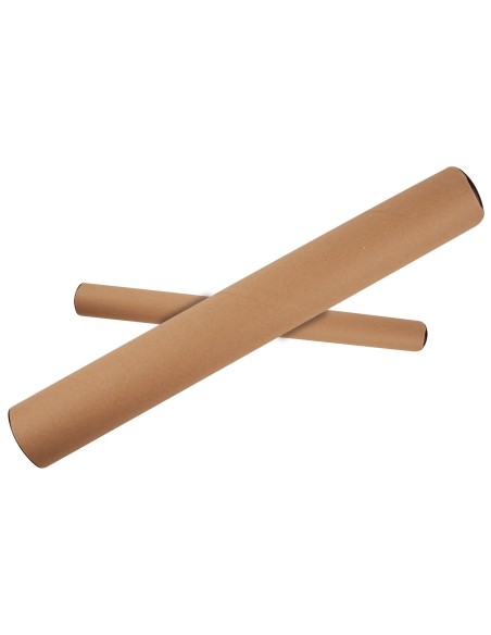 TUBO DE CARTON PORTADOCUMENTO TAPA PLASTICO 40X430X460 MM