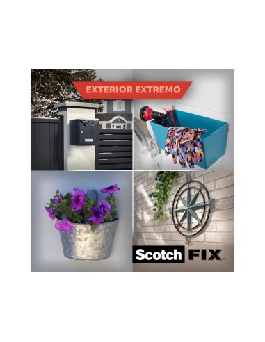 SOPORTE ADH.CINTAS SCOTCHDOBLE CARA SUPERRESISTENTE ROLLO 19 MM X 1.5